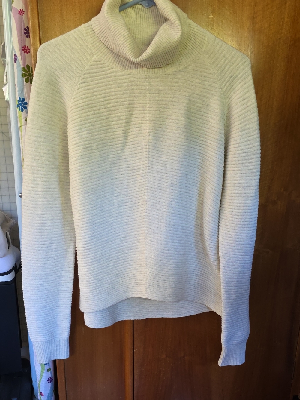 Kuhl Cozy Ribbed Turtleneck Sweater - Cream